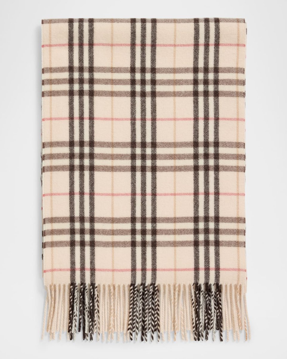 Lola Check-Print Cashmere Scarf